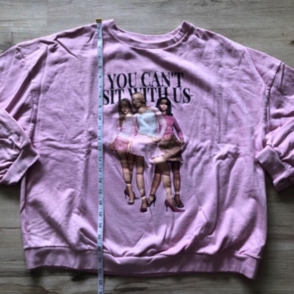 Mean Girls Pink Graphic Sweatshirt - Picture 5 of 7